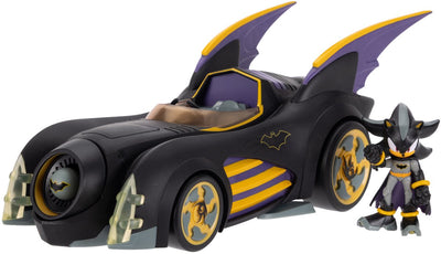 Jakks sonic dc 6cm shadow + batmobile