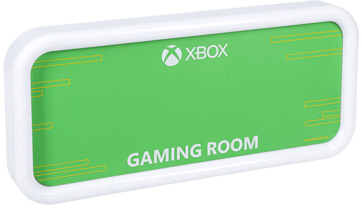 Xbox wandlamp kamer naam bord