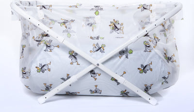 Bibabad opvouwbaar badje wit 70-90 cm