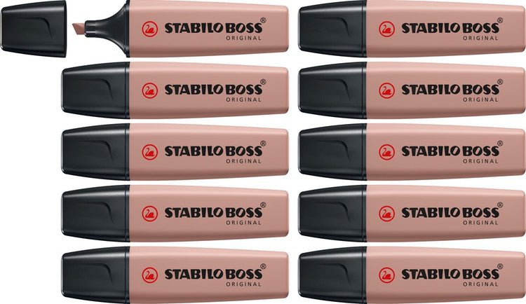 Stabilo boss original - markeerstift - amber - doos 10 stuks