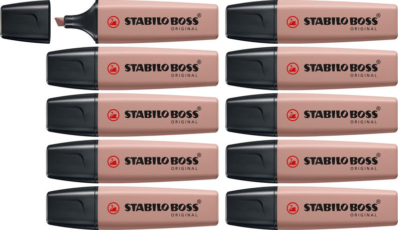 Stabilo boss original - markeerstift - amber - doos 10 stuks