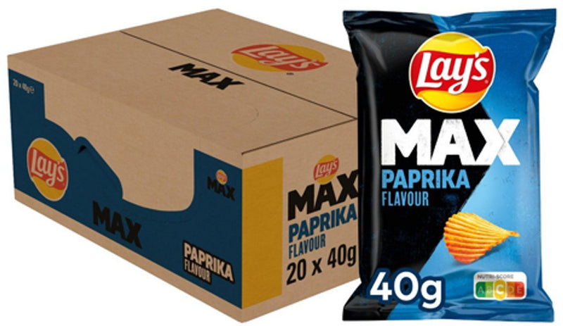 Lay's lay’s max paprika (20x40gr)