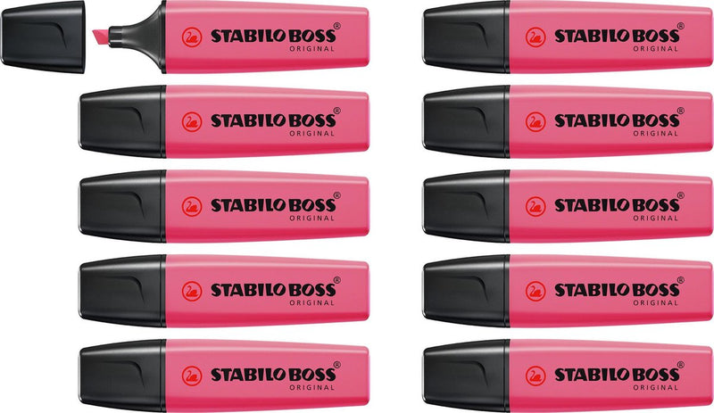 Stabilo boss original - markeerstift - roze - doos 10 stuks