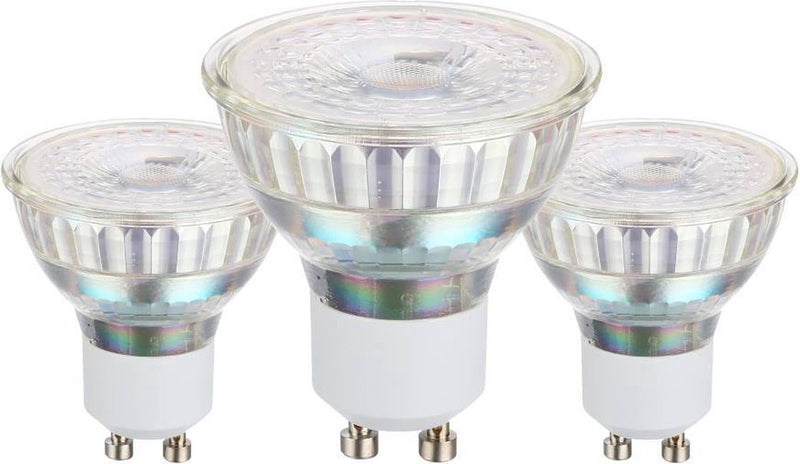 Eglo led lamp set 3 stuks - gu10 - ø 5 cm - helder - 3000k