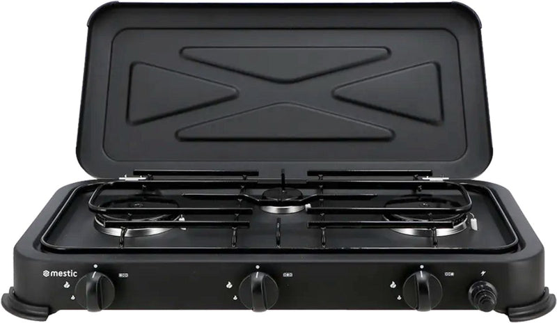 Mestic kooktoestel mgc-300 – 3 kookpitten - 2x 2200 w, 1x 850 w - maximaal vermogen: 5250 w - campingtoestel