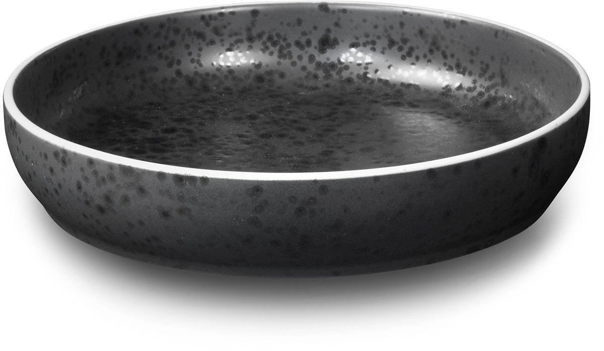 Medard de noblat - aster granite - diep bord 22 cm - 6 delig - stoneware