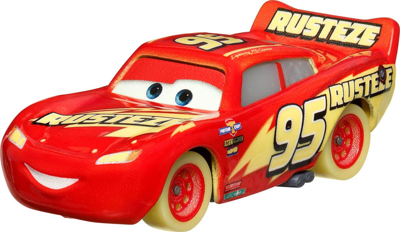 Disney pixar cars lightning mcqueen, racewagen, 3 jaar, metaal, rood