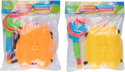 Eddy toys waterpistool rugzak 2100 ml - zomers waterspeelgoed - 1 willekeurige kleur