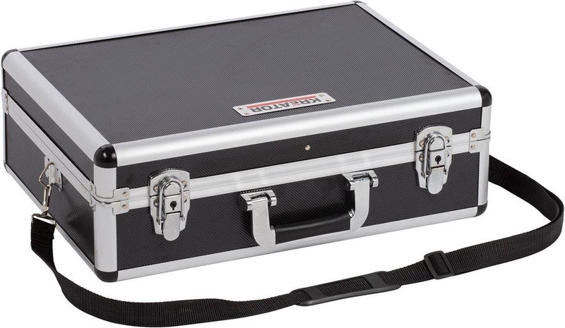 Kreator krt640102b gereedschapskoffer - 460 x 330 x 155 mm - zwart - (geleverd zonder gereedschap)