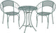 Mica decorations marseille bistroset - set van 3 - ijzer - groen