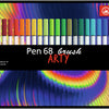 Stabilo pen 68 brush - viltstift - arty - metalen set 30 stuks