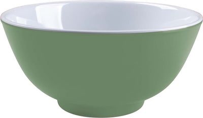 Bo-camp - kom - two-tone - melamine - 4 stuks - groen