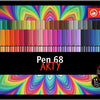 Stabilo pen 68 - viltstift - arty - metalen set 65 st.