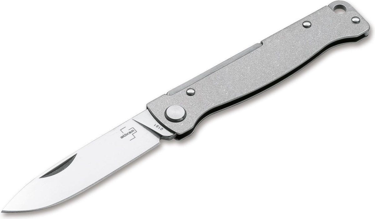 Böker plus atlas rvs, stonewash