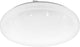 Eglo frania-s plafondlamp - led - ø33 cm - 1-lichts - wit kristaleffect