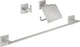 Grohe start cube accessoireset - 3-in-1 - supersteel (rvs look)