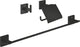 Grohe quickfix start cube 3-in-1 badkameraccessoireset - matte black