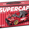 Lobbes speelgoed bv lobbes bouwsteentjes sportauto pull back - 488 stuks speelgoed.