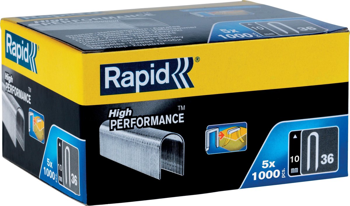 Rapid kabelnieten nr.36 10 mm gegalvaniseerd ve=5.000 - 11884410
