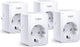 Tp-link tapo p100 slimme stekker - nederland- 4 pack