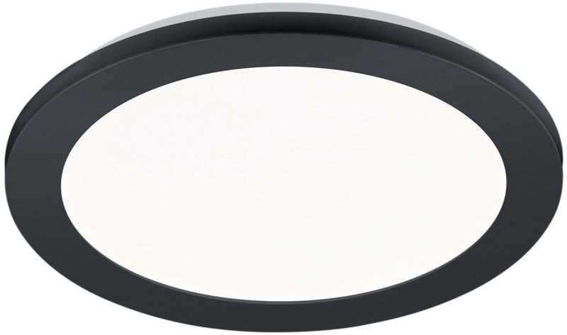 Rl live your light reality camillus - plafondlamp - badkamer - zwart - stappendim - 26cm