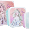 Vadobag frozen snackbox en fruitdoos lichtgroen en roze - 3in1