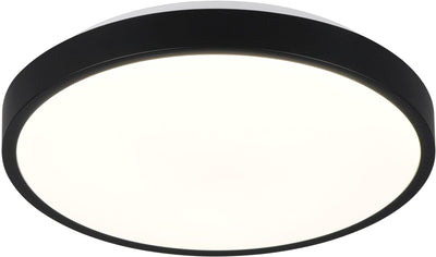 Rl live your light reality slope - plafondlamp - zwart mat - incl. 1x smd 10,5 w - wand- en plafondmontage