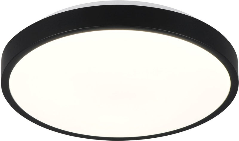 Rl live your light reality slope - plafondlamp - zwart mat - incl. 1x smd 10,5 w - wand- en plafondmontage