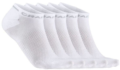 Craft active shaftless sock 5-pack unisex sportsokken - wit