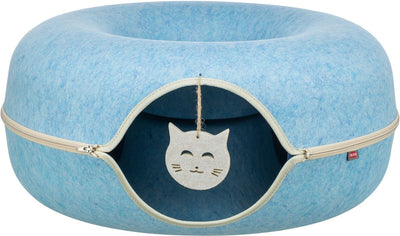 Trixie speeldonut vilt blauw