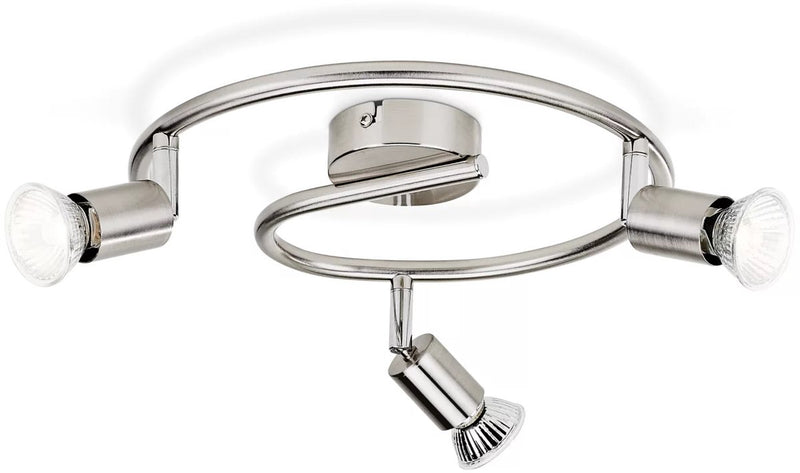 Philips led philips limbali opbouwspot - 3-lichts - nikkel