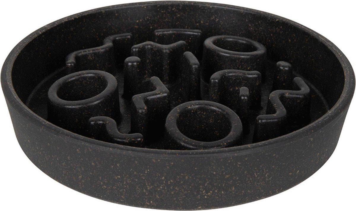 District 70 bamboo slow feeder - donkergrijs