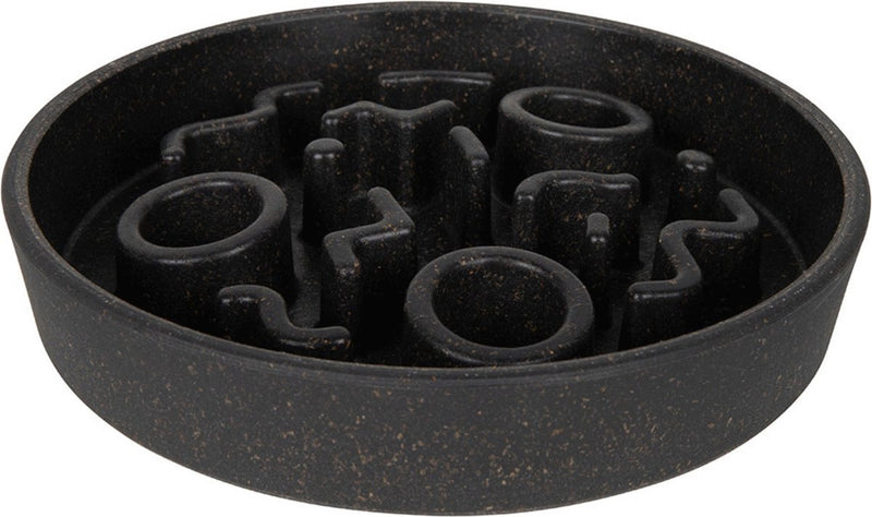 District 70 bamboo slow feeder - donkergrijs
