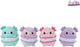 Van manen knuffel pluche axolotl zeedier 20cm multi kleuren speelgoed.