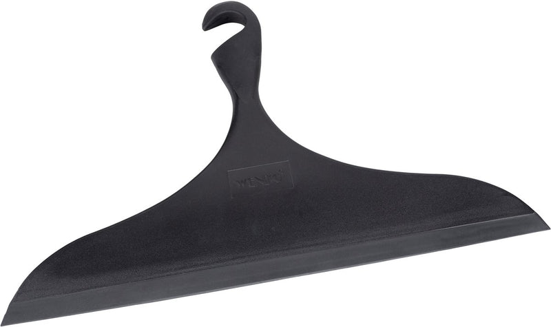 Wenko douchewisser loano xxl zwart kunststof 34cm breed - raamwisser - trekker douche extra breed met ophanghaak