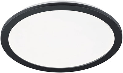 Rl live your light reality camillus - plafondlamp - zwart mat - incl. 1x smd 22 w - afstandsbediening - geintegreerde dimmer - traploos instelbare lichtkleur - nachtlampje - niet extern dimmerbaar - sterlichteffect - geheugenfunctie