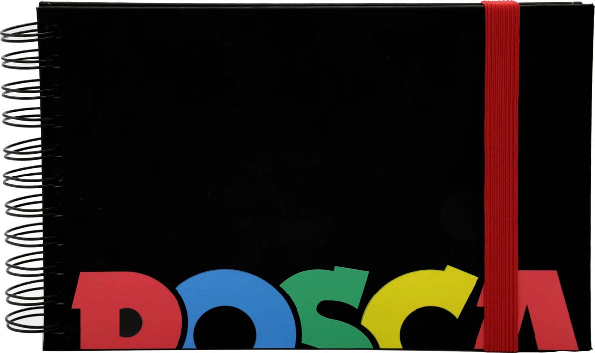 Posca blackbook schetsboek a5 met spiraal
