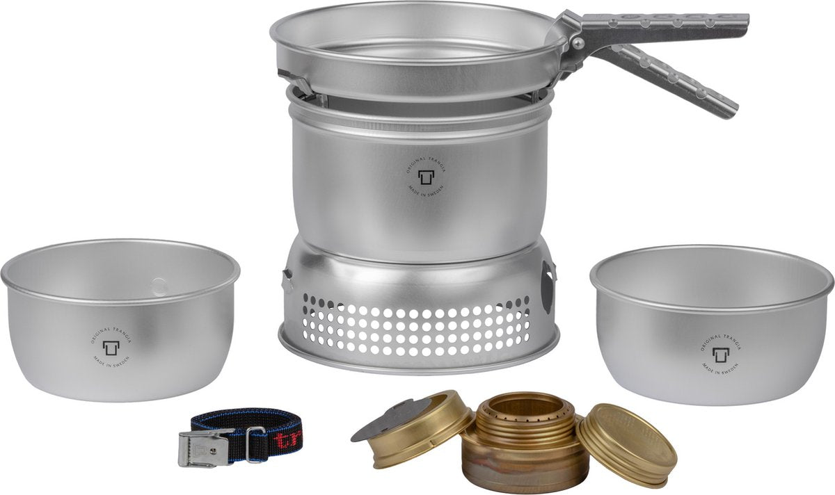Trangia stove 27-1 ul ultra-lichtgewicht spiritus campingkookset 18,5 x 10 cm