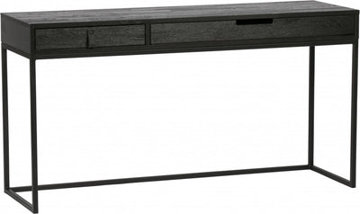 Woood silas bureau - essen - blacknight - 75x140x44