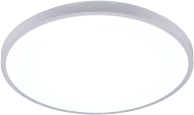 Rl live your light reality slope - plafondlamp - wit mat - incl. 1x smd 34 w - afstandsbediening - geintegreerde dimmer - traploos instelbare lichtkleur - nachtlampje - dimbaar met schakelaar - niet geschikt voor externe dimmer - geheugenfunctie - timer