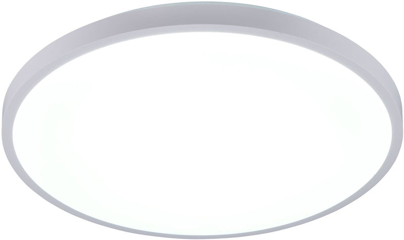 Rl live your light reality slope - plafondlamp - wit mat - incl. 1x smd 34 w - afstandsbediening - geintegreerde dimmer - traploos instelbare lichtkleur - nachtlampje - dimbaar met schakelaar - niet geschikt voor externe dimmer - geheugenfunctie - timer