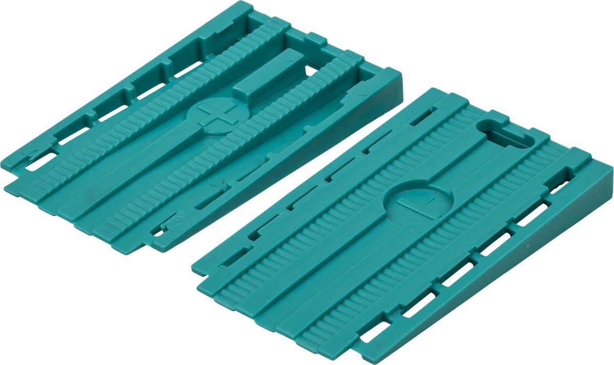 Wolfcraft - uitvulplaatjes - 120 stuks - universele wig - 8649000