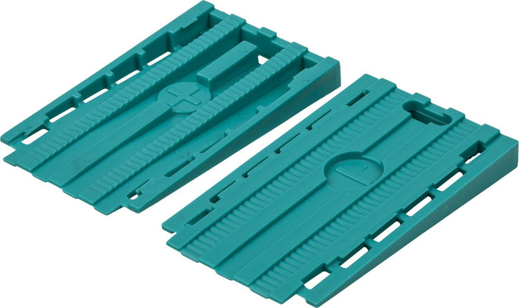Wolfcraft - uitvulplaatjes - 120 stuks - universele wig - 8649000