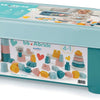 Abrick ecoiffier bb babyspeelgoed 4in1 speelset in opbergbox - 41dlg.