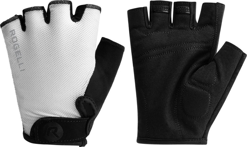 Rogelli core fietshandschoenen dames - zomer wielrenhandschoenen - korte vinger - wit - maat xs