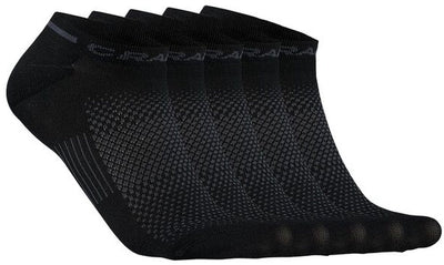 Craft active shaftless sock 5-pack unisex sportsokken - zwart
