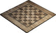 Geronimo games play mat chess wood 40x40 cm - speelmat - - offline - accessories