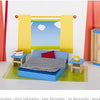 Goki poppenhuismeubeltjes: moderne slaapkamer 14-delig (incl. bedlinnen, excl.