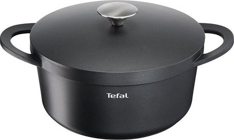 Tefal trattoria - braadpan - ø28 cm - inclusief deksel - gietijzer - geschikt voor inductie