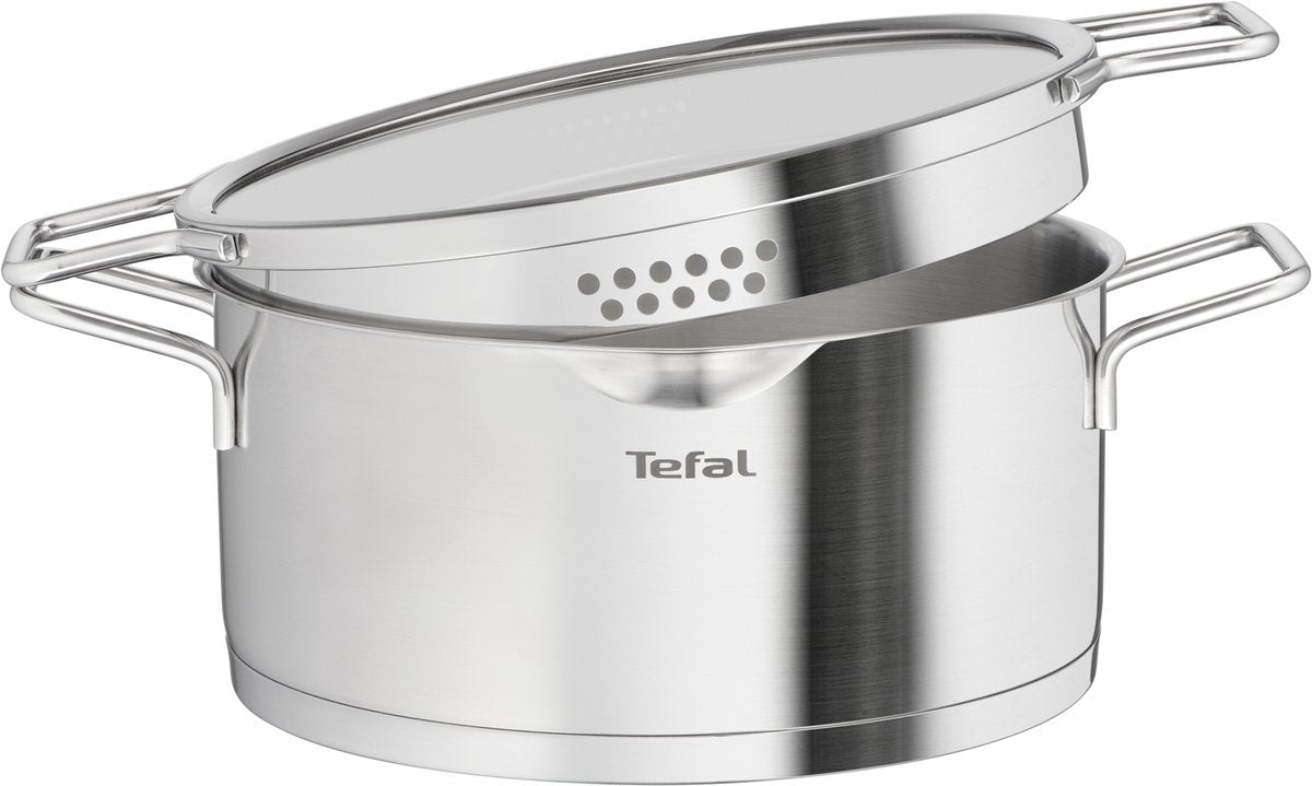 Tefal nordica kookpan - ø 24 cm - inductie - pfas-vrij - keramisch